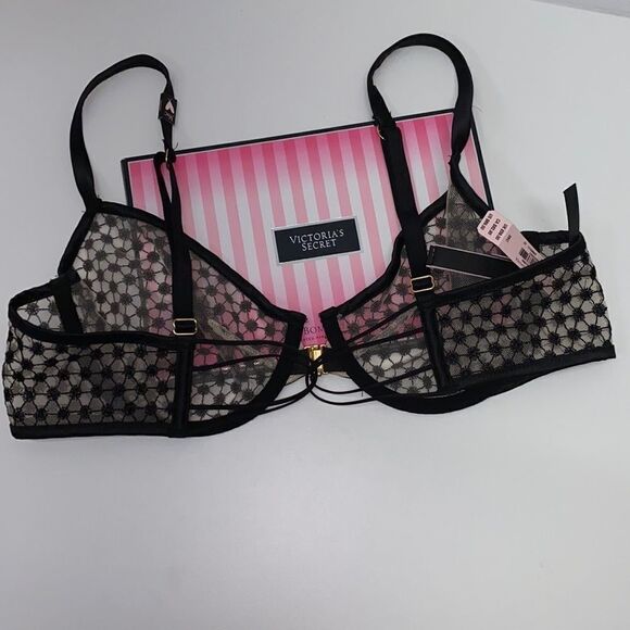 NEW VICTORIA SECRET BRA 36C PANTY Large Set - Picture 6 of 12